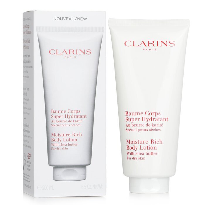 Clarins Moisture Rich Body Lotion with Shea Butter - For Dry Skin 200ml/7oz