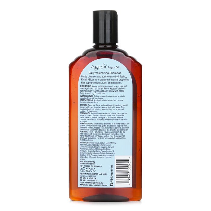 Agadir Argan Oil Daily Volumizing Shampoo (All Hair Types) 366ml/12.4oz