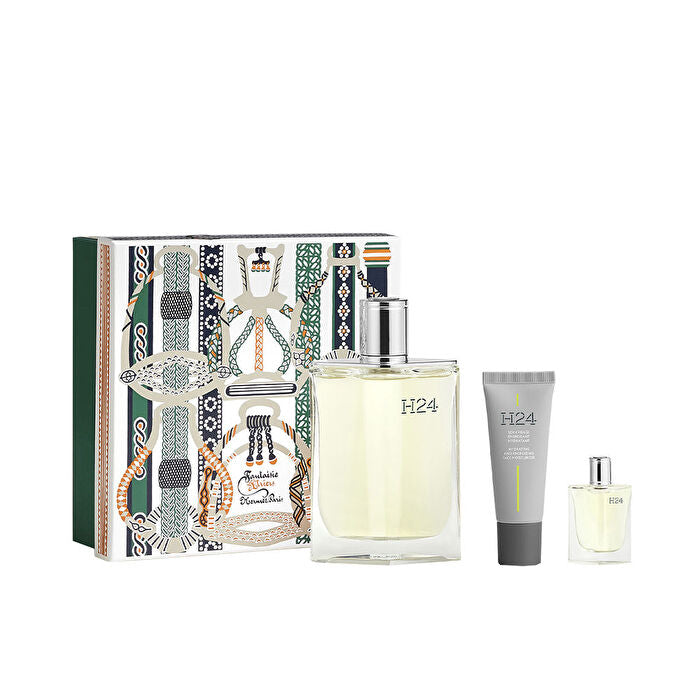 Hermes H24 Man Set Eau De Toilette 100ml & Eau De Toilette 5ml & Face Moisturizer 20ml