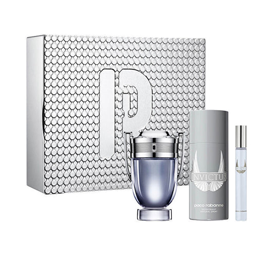 Paco Rabanne Invictus Man Set Eau De Toilette 100ml & Eau De Toilette 10ml & Deodorant Spray 150ml (2023)