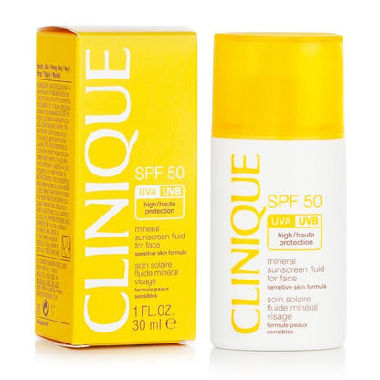 Clinique Mineral Sunscreen Fluid For Face SPF 50 - Sensitive Skin Formula 30ml/1oz