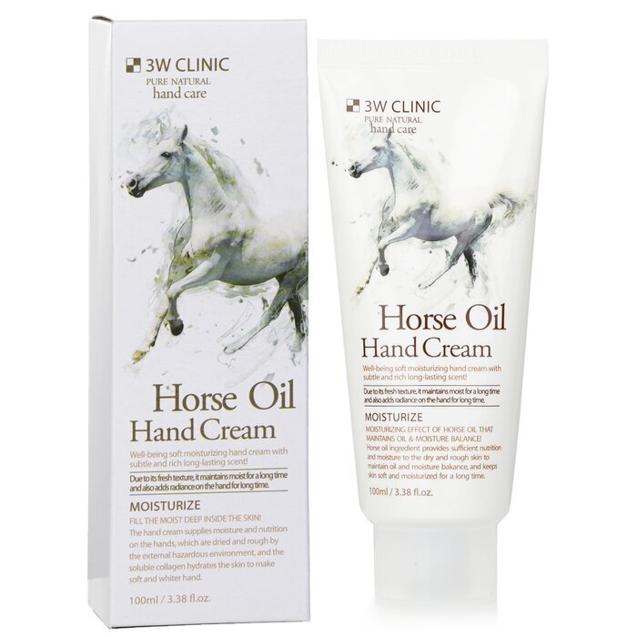 3W Clinic Hand Cream - Horse Oil 100ml/3.38oz