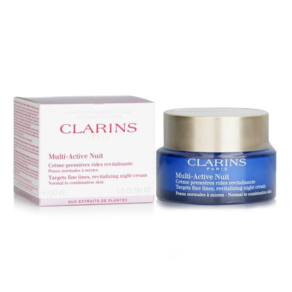 Clarins Multi-Active Night Targets Fine Lines Revitalizing Night Cream - For Normal To Combination Skin 50ml/1.6oz