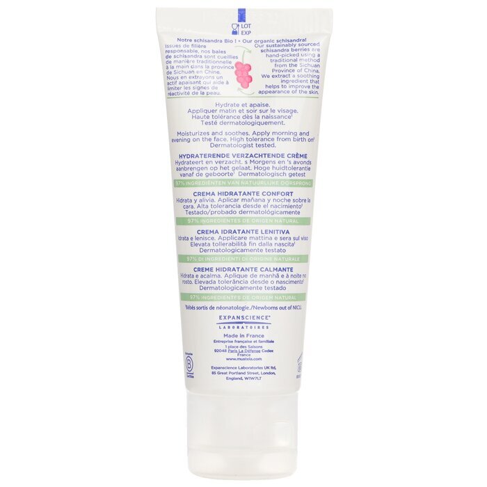 Mustela Soothing Moisturizing Cream For Face - For Very Sensitive Skin 40ml/1.35oz