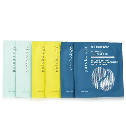 Patchology FlashPatch Eye Gels - All Eyes On You Eye Perfecting Trio Kit: Rejuvenating, Illuminating, Restoring 6pairs