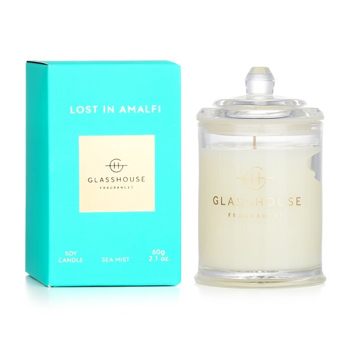 Glasshouse Triple Scented Soy Candle - Lost In Amalfi (Sea Mist) 60g/2.1oz