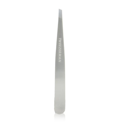 Tweezerman Slant Tweezer - Platinum Silver (Studio Collection)