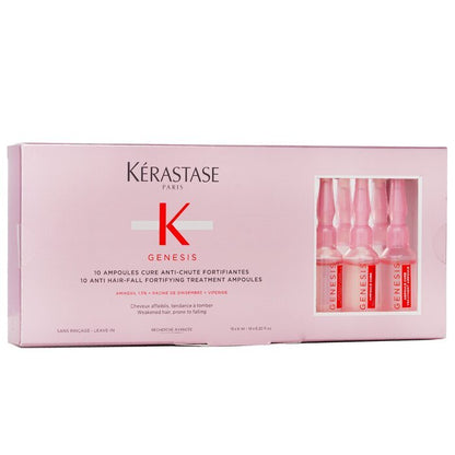 Kerastase Genesis 10 Anti Hair-Fall Fortifying Treatment Ampoules (Weakened Hair, Prone To Falling) 10x 6ml/0.2oz