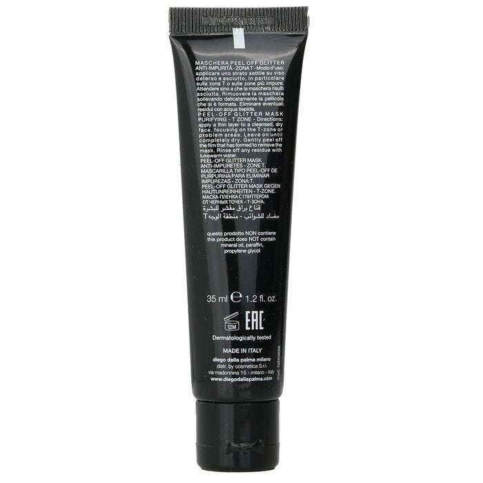 Diego Dalla Palma Milano Black Secret T Zone Peel-Off Glitter Mask 35ml/1.2oz