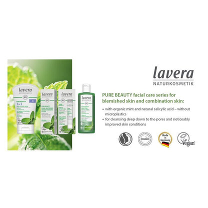 Lavera Pure Beauty Purifying Facial Tonic - For Blemished & Combination Skin 200ml/7oz