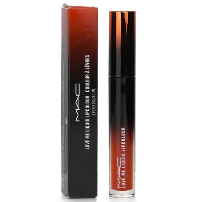 MAC Love Me Liquid Lipcolour - # 487 My Lips Are Insured (Intense Burnt Orange) 3.1ml/0.1oz