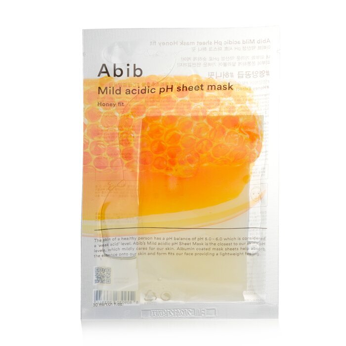 Abib Mild Acidic PH Sheet Mask - Honey Fit 30mlx10pcs