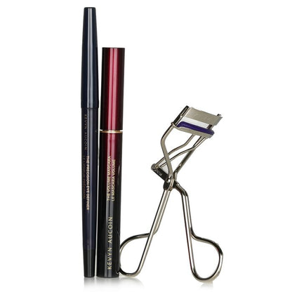 Kevyn Aucoin The Beauty Stars: Eye Defining Lash + Liner Trio: 1x Eyelash Curler + 1x Mascara + 1x Eyeliner 3pcs