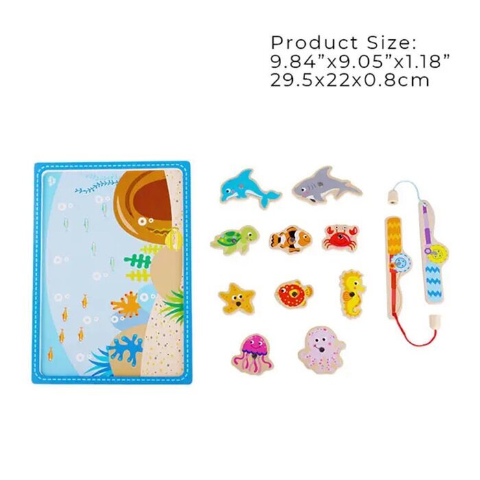 Tooky Toy Co Fishing Game 30x22x1cm