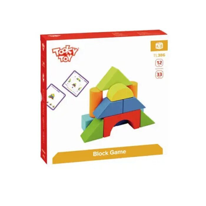 Tooky Toy Co Block Game 22x22x6cm