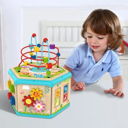 Tooky Toy Co 7 In 1 Activity Cube 31x28x35cm