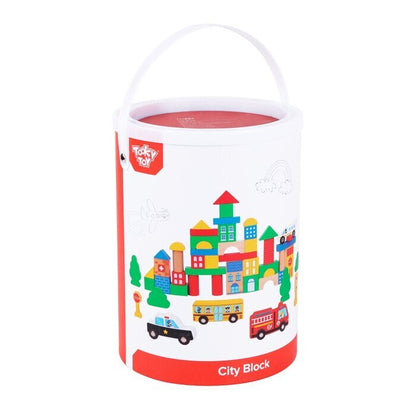 Tooky Toy Co City Block 18x18x28cm