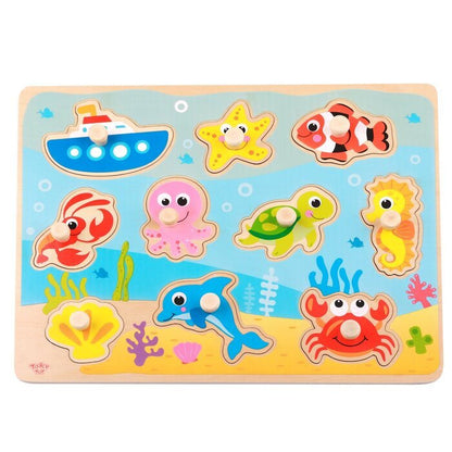 Tooky Toy Co Marine Puzzle 30x23x2cm