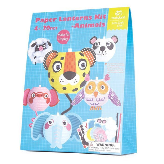 Tookyland Paper Lanterns Kit - Animals 26x7x20cm