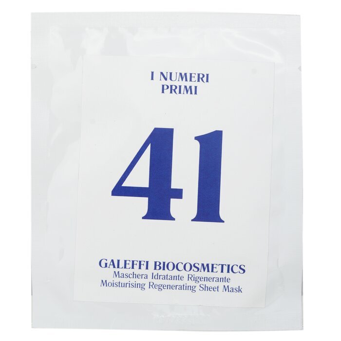 I Numeri Primi N.41 Moisturising Regenerating Sheet Mask 5x10ml/0.33oz