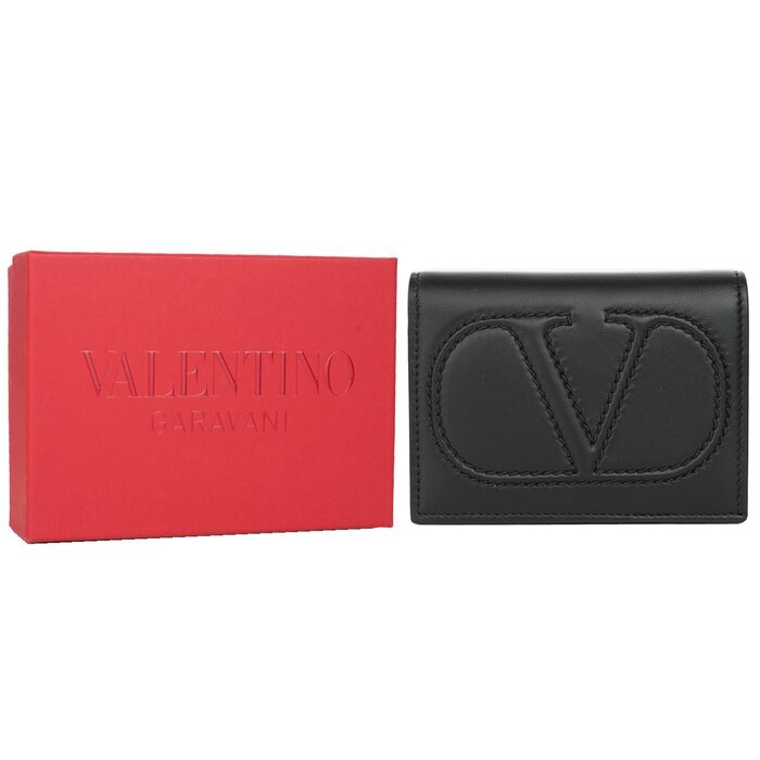 Valentino Garavani Valentino Flap French Wallet - Black Black