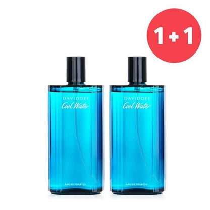 Davidoff Cool Water Eau De Toilette Spray 200ml/6.7oz x2