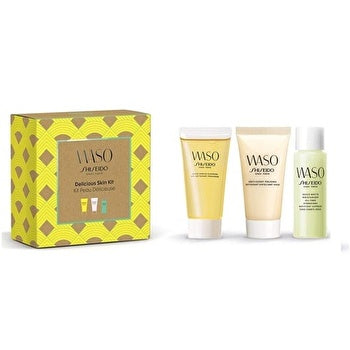 Shiseido Waso Quick Woman Set Gentle Cleanser 30ml & Soft Cushy Polisher 30ml & Quick Matte Moisturizer 30ml