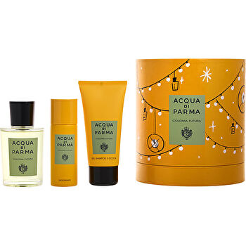 Acqua Di Parma Colonia Futura Unisex Set Eau De Tologne 100ml & Sg 75ml & Deodorant 50ml (new Pack)