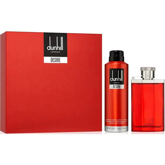 Dunhill Desire Red Man Set Eau De Toilette 100ml & Body Spray 226ml