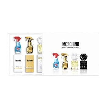 Moschino Unisex Mini Set 4x 5ml (fresh Eau De Toilette & Fresh Gold Eau De Parfum & Toy 2 Eau De Parfum & Toy Boy Eau De Parfum)