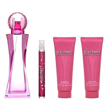 Paris Hilton Electrify Woman Set Eau De Parfum 100ml & Eau De Parfum 10ml & Bl 90ml & Sg 90ml