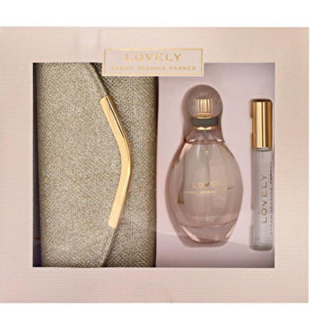 Sarah Jessica Parker Lovely Woman Set Eau De Parfum 100ml & Eau De Parfum 10ml Rollerball & Purse