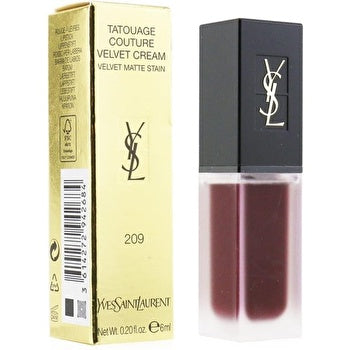 Yves Saint Laurent Tatouage Couture Velvet Cream Velvet Matte Stain # 209 Anti-social Prune Woman 6ml Lipstick