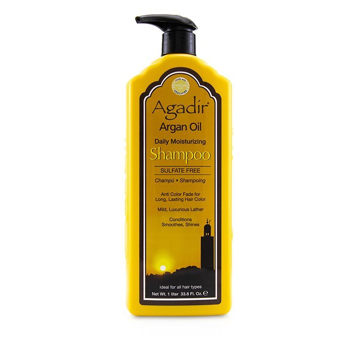 Agadir Argan Oil Daily Moisturizing Shampoo (For All Hair Types) 1000ml/33.8oz