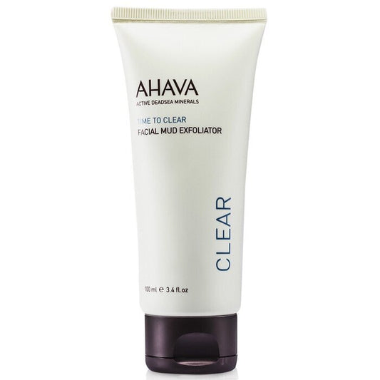 Ahava Time To Clear Facial Mud Exfoliator 100ml/3.4oz