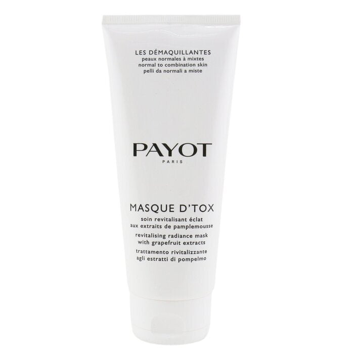 Payot Les Demaquillantes Masque D'Tox Detoxifying Radiance Mask - For Normal To Combination Skins (Salon Size) 200ml/6.7oz