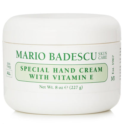 Mario Badescu Special Hand Cream with Vitamin E - For All Skin Types 236ml/8oz