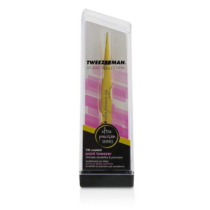 Tweezerman Point Tweezer Ultra Precision (Tin Coated) (Studio Collection)