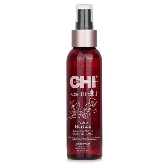 CHI Rose Hip Oil Color Nurture Repair & Shine Leave-In Tonic 118ml/4oz