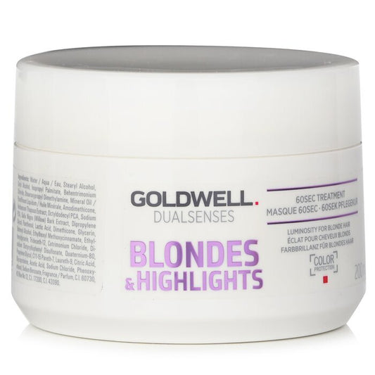 Goldwell Dual Senses Blondes & Highlights 60SEC Treatment (Luminosity For Blonde Hair) 200ml/6.8oz