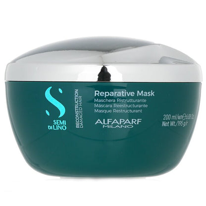 AlfaParf Semi Di Lino Reconstruction Reparative Mask (Damaged Hair) 200ml/6.88oz