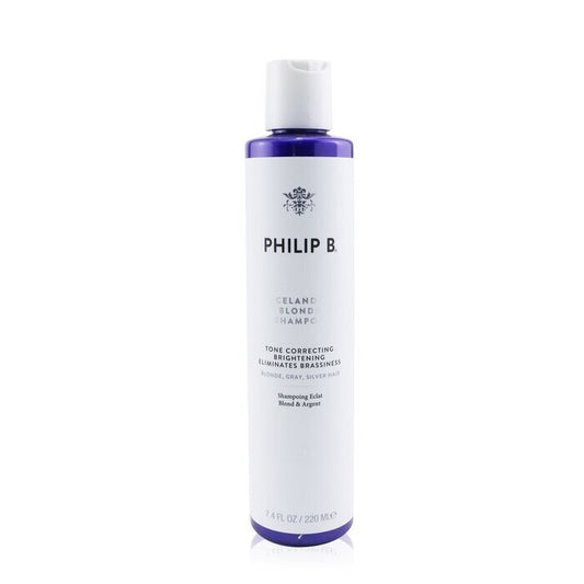 Philip B Icelandic Blonde Shampoo (Tone Correcting Brightening Eliminates Brassiness - Blonde, Gray, Silver Hair) 220ml/7.4oz