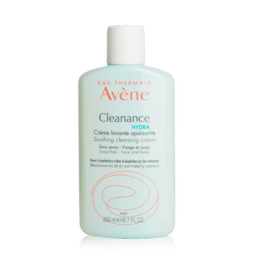 Avene Cleanance HYDRA Soothing Cleansing Cream - For Blemish-Prone Skin Left Dry & Irritated by Treatments 200ml/6.7oz