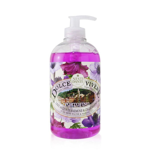 Nesti Dante Dolce Vivere Vegan Liquid Soap - Portofino -Flax, Rose Water & Marine Lily 500ml/16.9oz