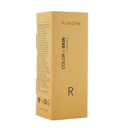 PUROPHI Color x Skin Fondant Foundation - # R (Medium/Dark) 30ml/1.01oz