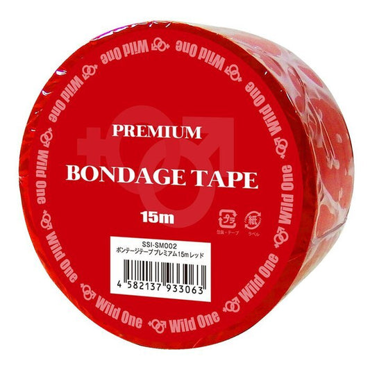 WILD ONE Premium BDSM Bondage Tape 15m - # Red 1 pc