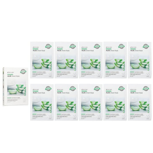 3W Clinic Mask Sheet - Essential Up Aloe 10pcs x 25ml