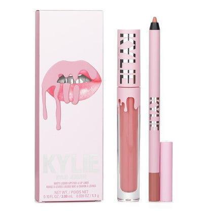 Kylie By Kylie Jenner Matte Lip Kit: Matte Liquid Lipstick 3ml + Lip Liner 1.1g - # 300 Koko K 2pcs