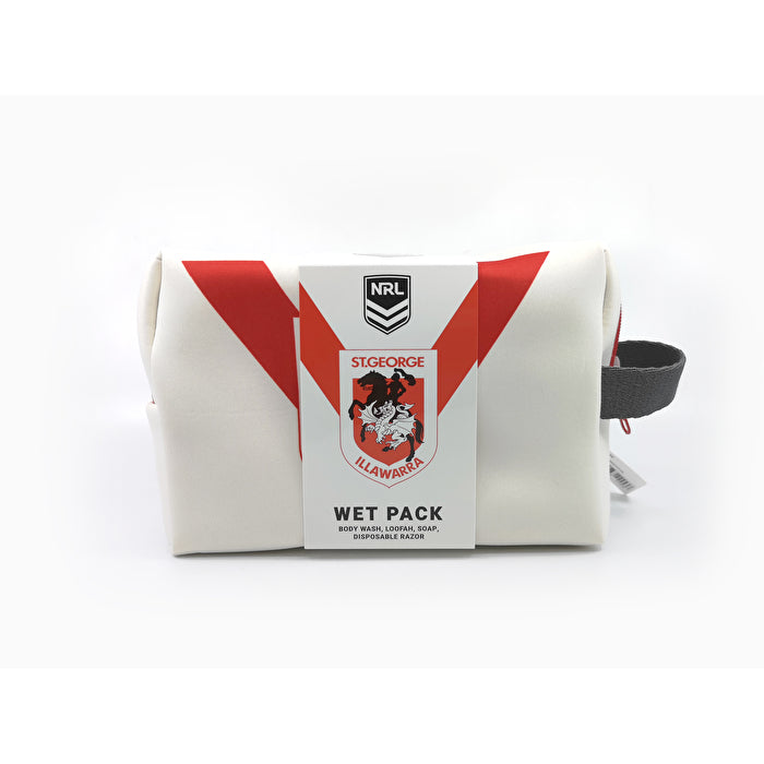 Nrl Toiletries Bag Gift Set St George Body Wash 150ml