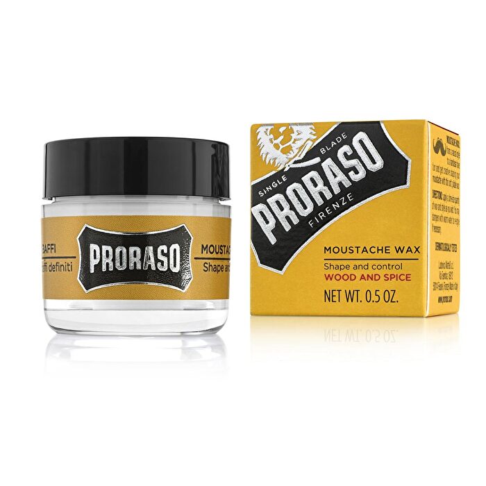 Proraso Moustache Wax Wood & Spice 15ml